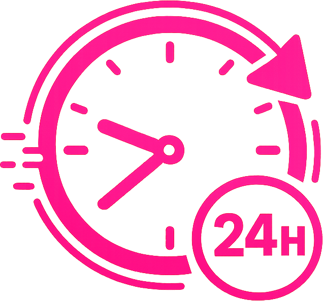 Ready in <strong>24 Hours</strong>