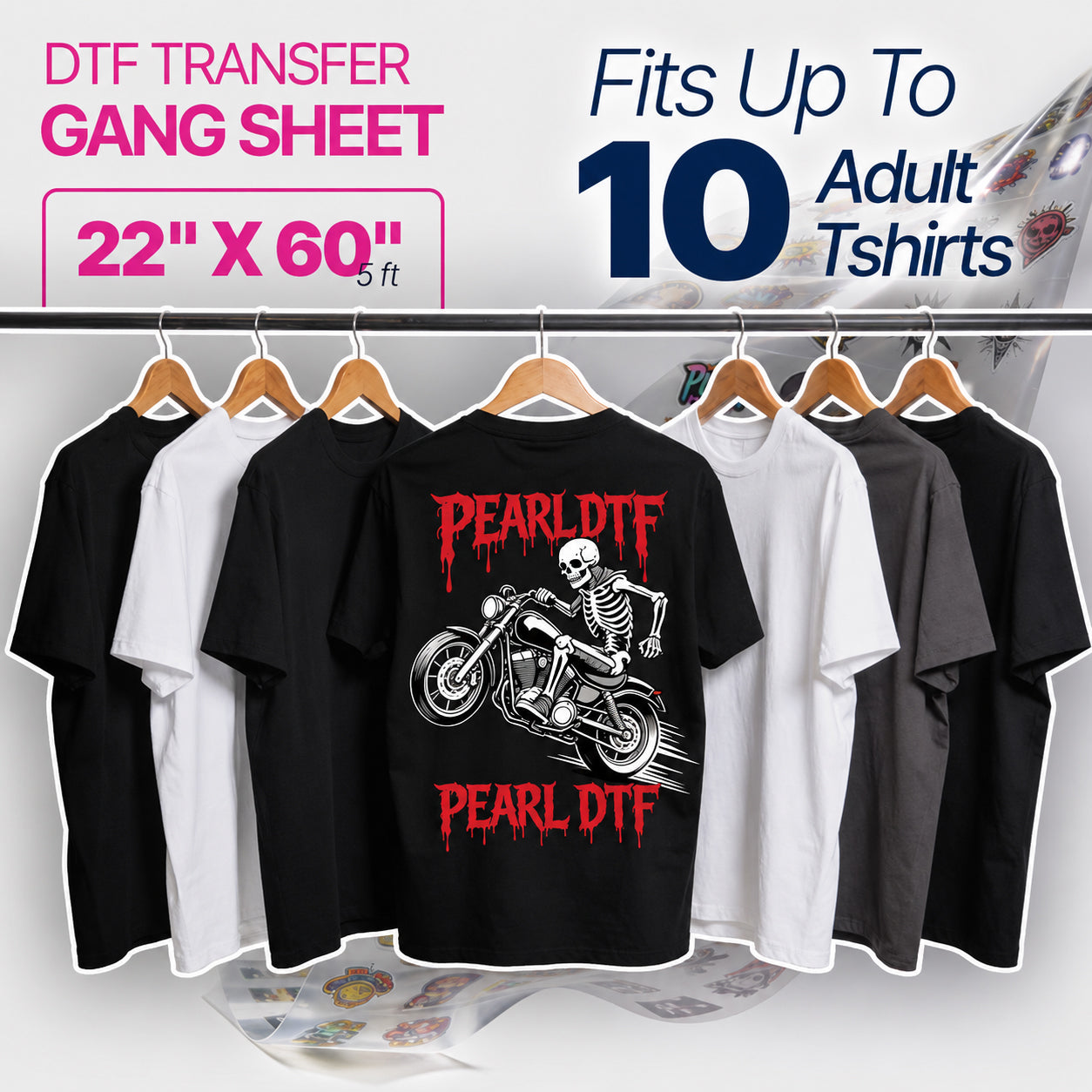 Pearl DTF Gang Sheet Builder – Custom DTF Transfers Made Simple