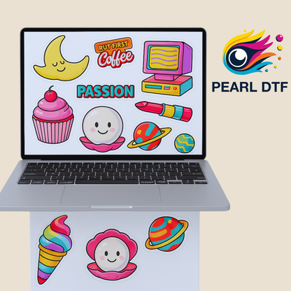 UV DTF 3D Stickers Gang Sheet Builder